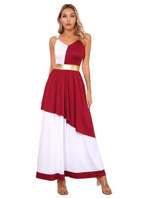 Women's Ancient Greek Roman Empress Costumes Dress